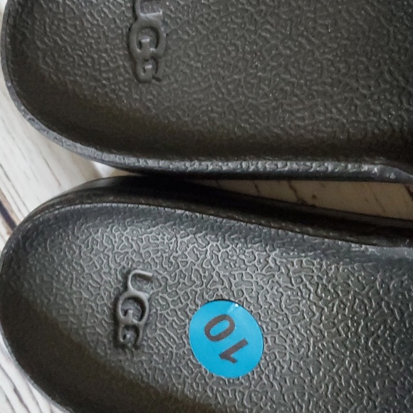 🆕️ UGG MEN'S BLACK SLIDES - Picture 4 of 8